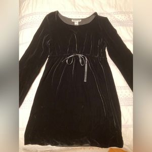 Vintage Boston Proper BLACK VELVET Dress Sz S—🌲 Holidays!!!